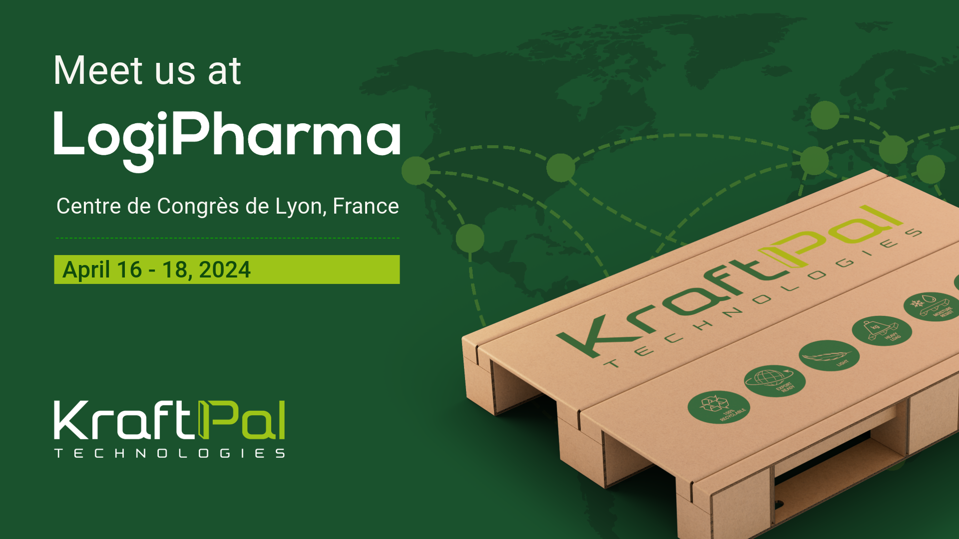 KraftPal to Showcase Sustainable Logistics Solutions at LogiPharma 2024